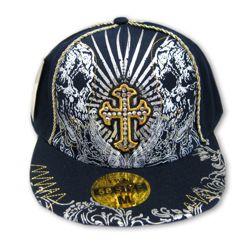 CP615-CROSS & SKULL STYLE / SIZE ASSORTED:S/M/L/XL