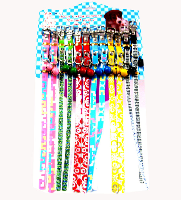 11637-Collars w/ ring Color assorted